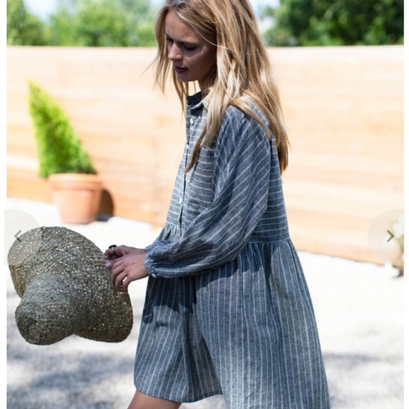 NWT Emerson Fry Medium Selma Long sleeve Mini Dress sezane Anthropologie Dawn - Picture 7 of 10